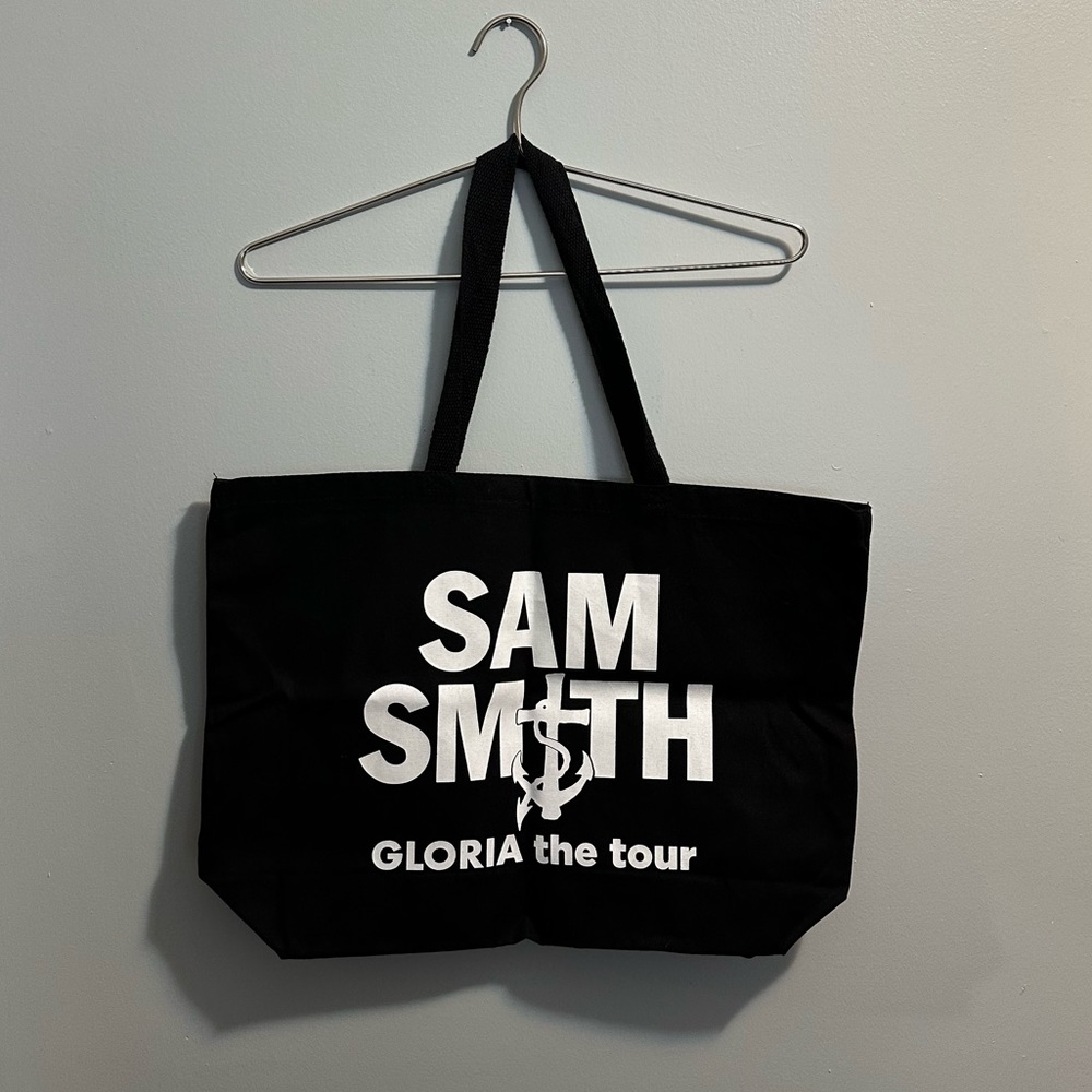 Sam Smith The Gloria Tour black VIP Experience tote bag